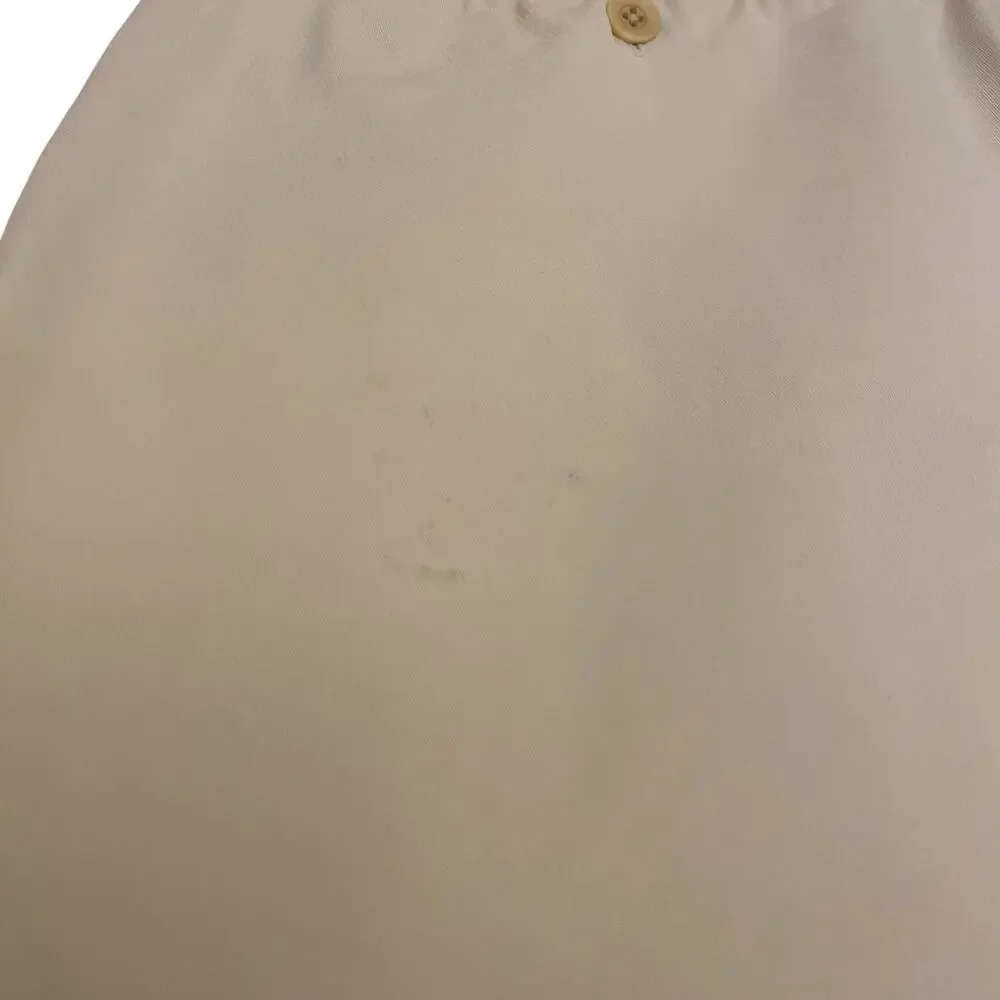 Men's Tommy Bahama Size 42x27 100% Silk Pants Tan Beige Relaxed Leg Coastal